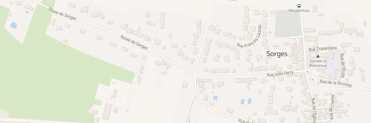 Plan du 73 Rte de Sorges aux Ponts-de-Cé