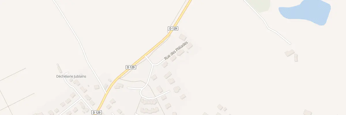 Plan du 4 Rue des Pleiades à Jublains