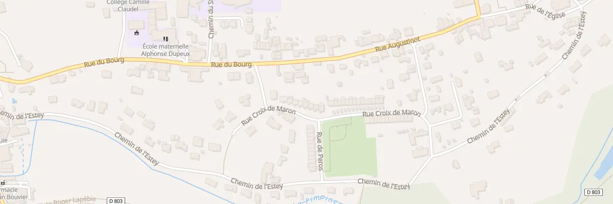 Plan du 5 Rue Croix Marron à Latresne