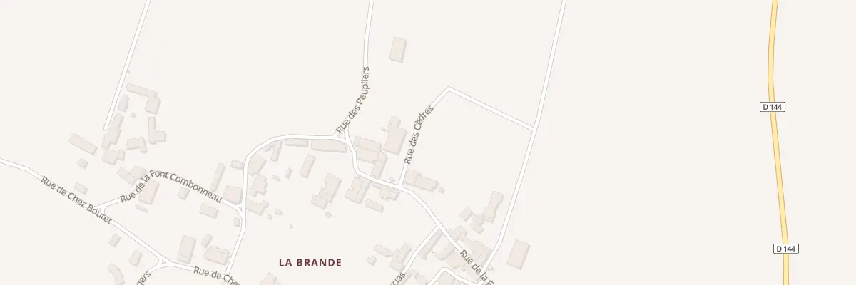 Plan du 16 Rue de la Forge à Biron