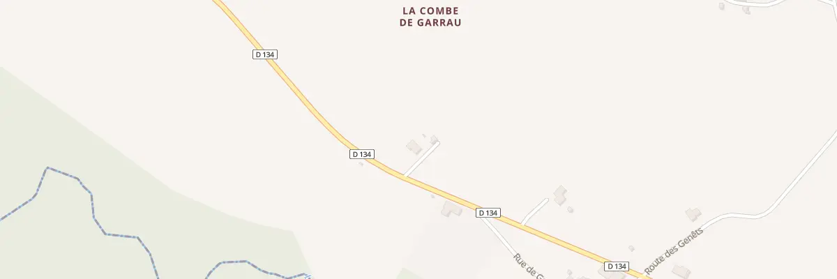 Plan du 1 Che Combe de Garrau à Saint-Georges-Antignac