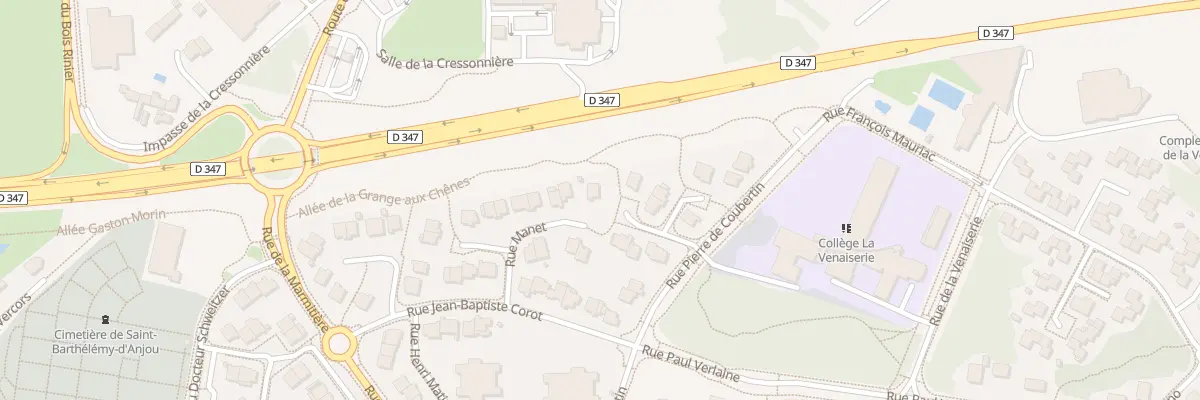 Plan du 10 Rue Manet à Saint-Barthélemy-d’Anjou