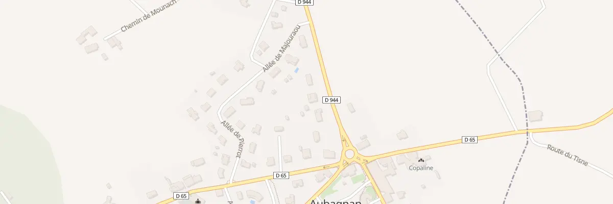 Plan du 109 Rte du Marsan à Aubagnan