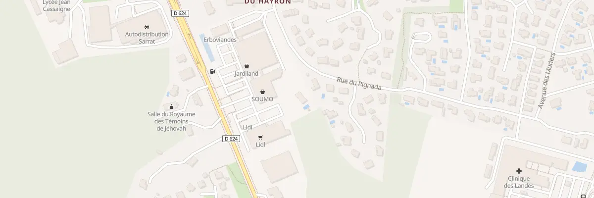 Plan du 134 Rue du Pignada à Saint-Pierre-du-Mont