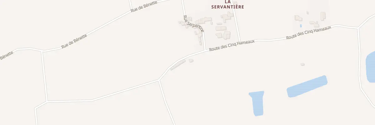 Plan du 11 Rte des Cinq Hameaux à Xaintray