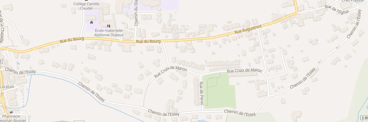 Plan du 2 Rue Croix Marron à Latresne