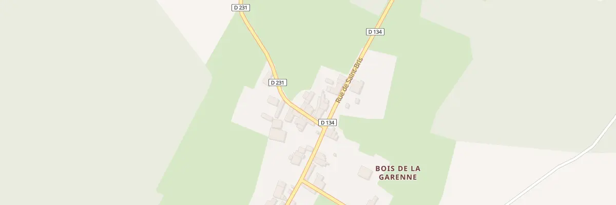 Plan du 2 Rte d’Ecoyeux à Brizambourg