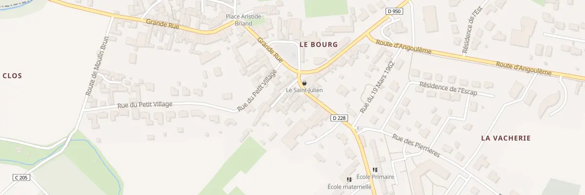 Plan du 4 Rue des Ecoles à Saint-Julien-de-l’Escap