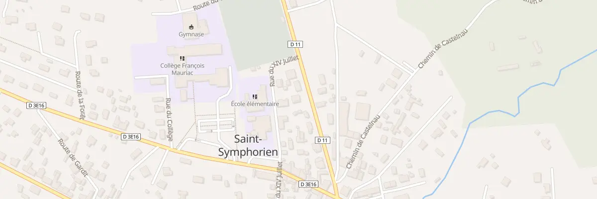 Plan du 39 Crs Gambetta à Saint-Symphorien