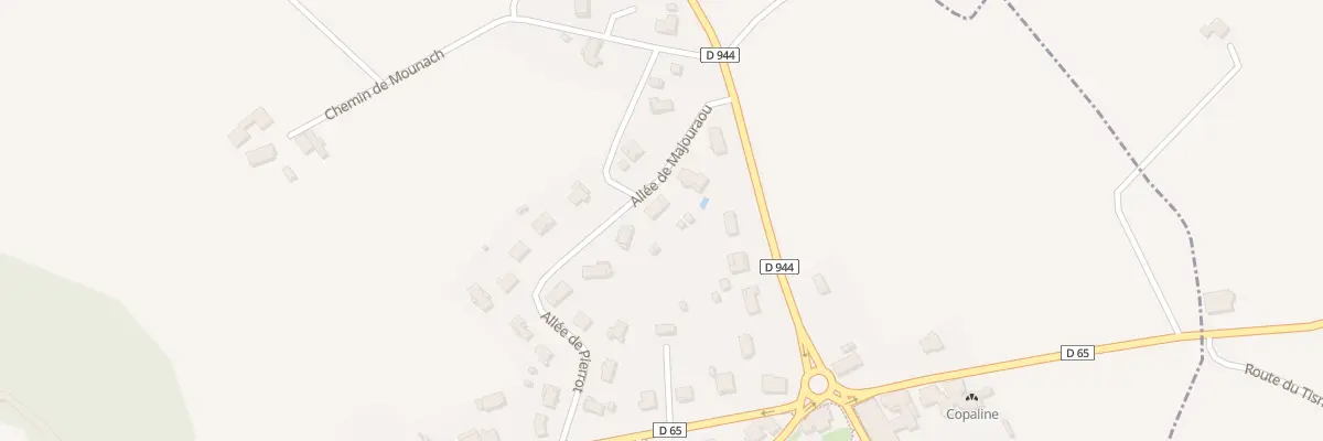 Plan du 93 All de Majouraou à Aubagnan