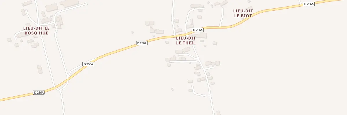 Plan du 8 Le Theil à Saint-Denis-de-Méré