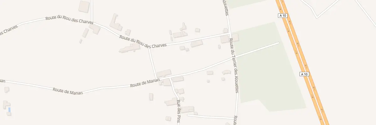 Plan du 21 Manan-Nord à Saugon