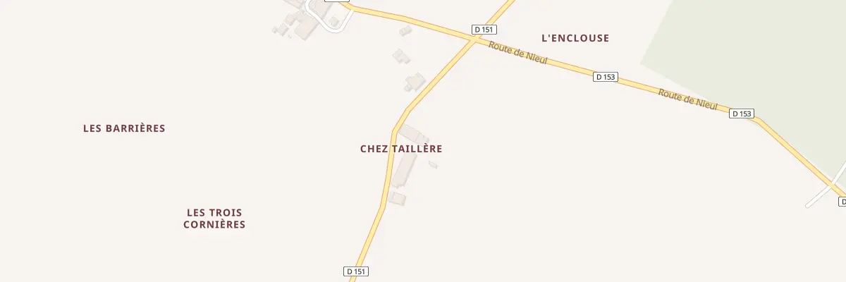 Plan du 70 Av de Saintonge à Allas-Bocage