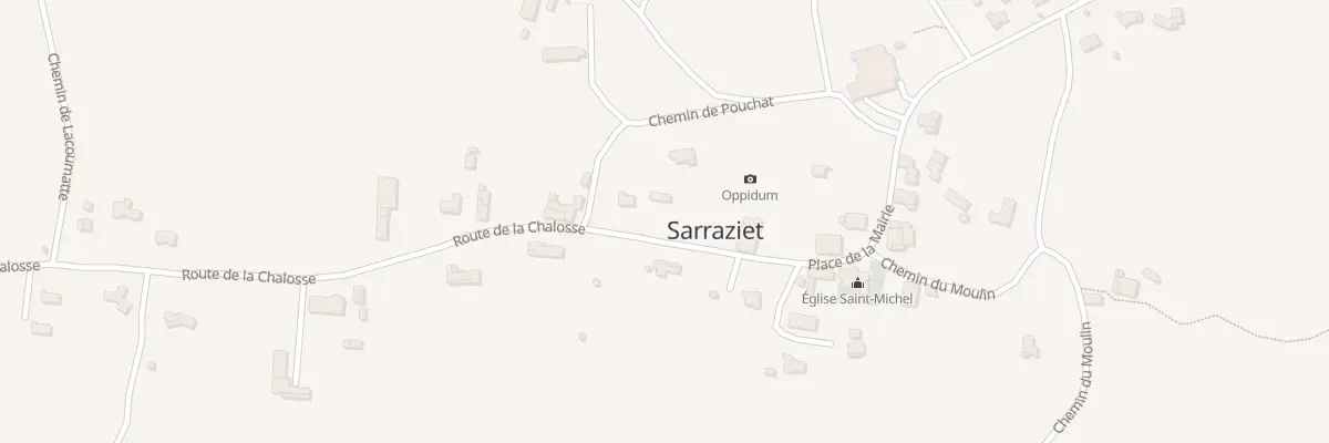Plan du 90 Rte de la Chalosse à Sarraziet