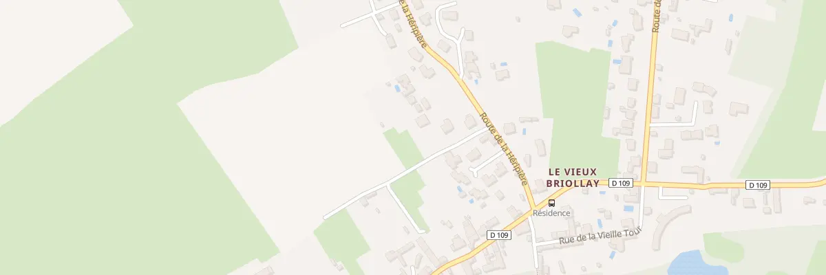 Plan du 3B Rte de la Heripière à Briollay