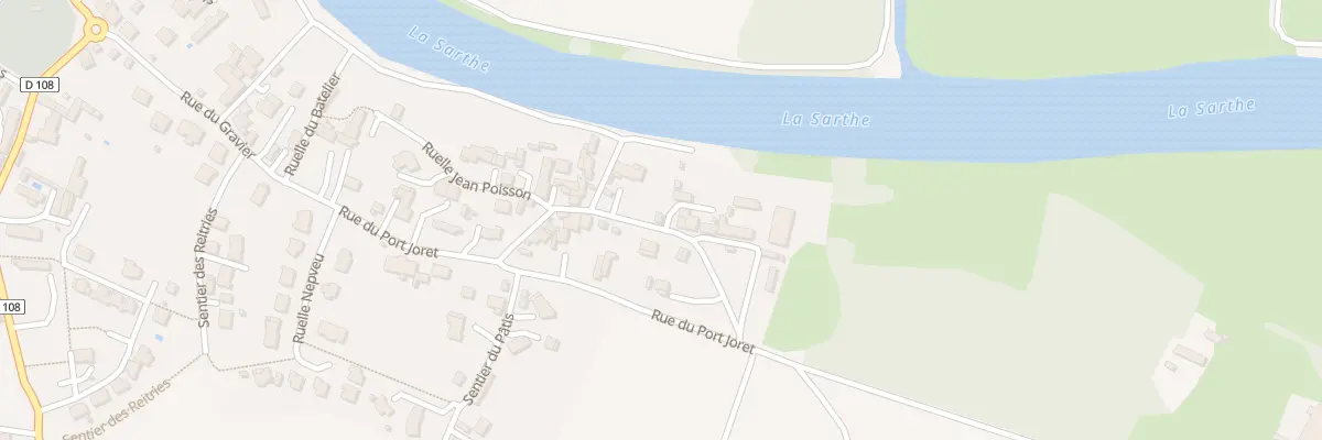Plan du 23 Rue du Port Joret à Juvardeil