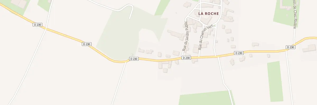 Plan du 16 Rte de la Roche à Nantillé