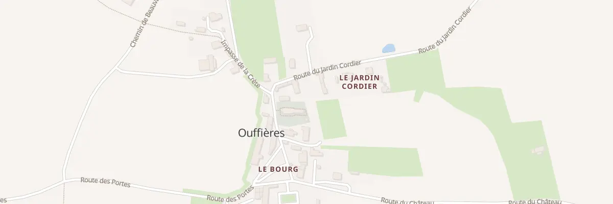 Plan du 5006 Le Bourg à Ouffières