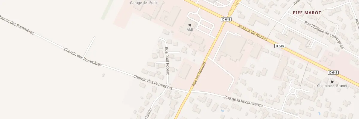 Plan du 10 Rue Paul Robert à Niort