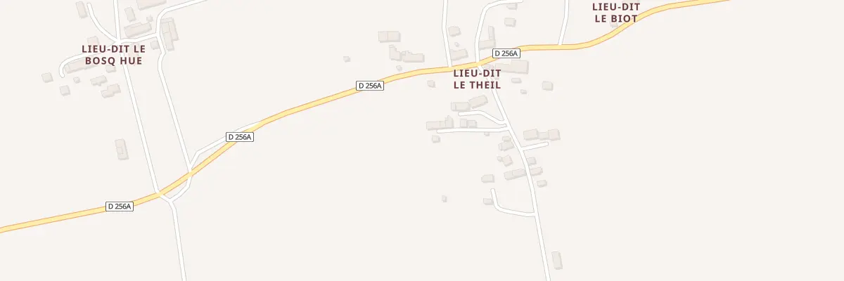 Plan du 10 Le Theil à Saint-Denis-de-Méré