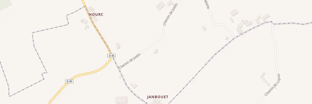 Plan du 150 Che de Justin à Montagut