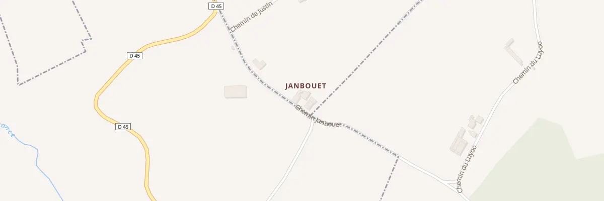 Plan du 266 Che Janbouet à Montagut