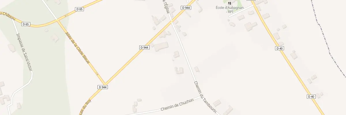 Plan du 106 Che du Tambourin à Aubagnan