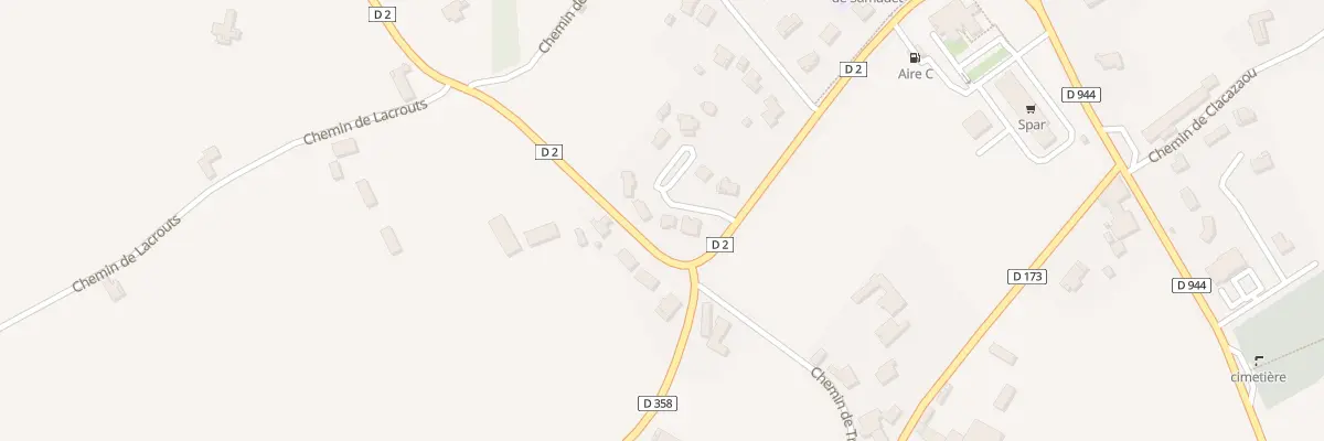 Plan du 164 Av du Metche à Samadet