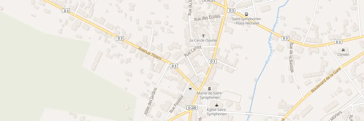 Plan du 2 Rue Carnot à Saint-Symphorien