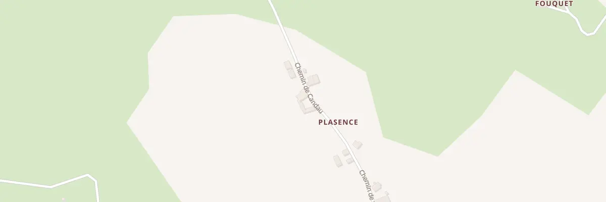 Plan du 590 Che de Candau à Piets-Plasence-Moustrou