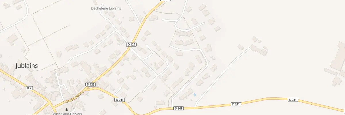 Plan du 18 Vc Lot de Bellevue à Jublains