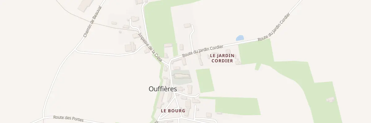 Plan du 5007 Le Bourg à Ouffières