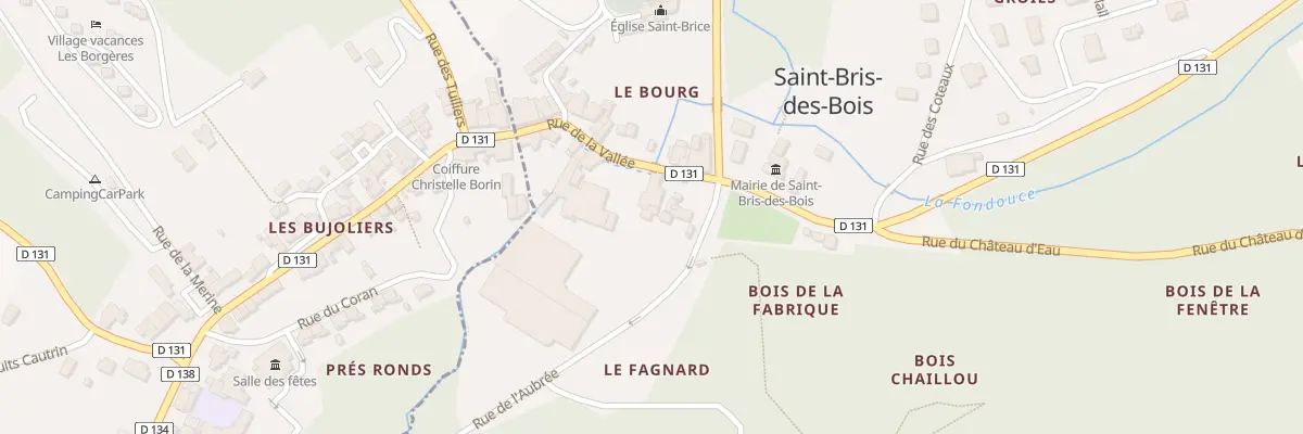 Plan du 1B Rue de la Vallée à Saint-Bris-des-Bois