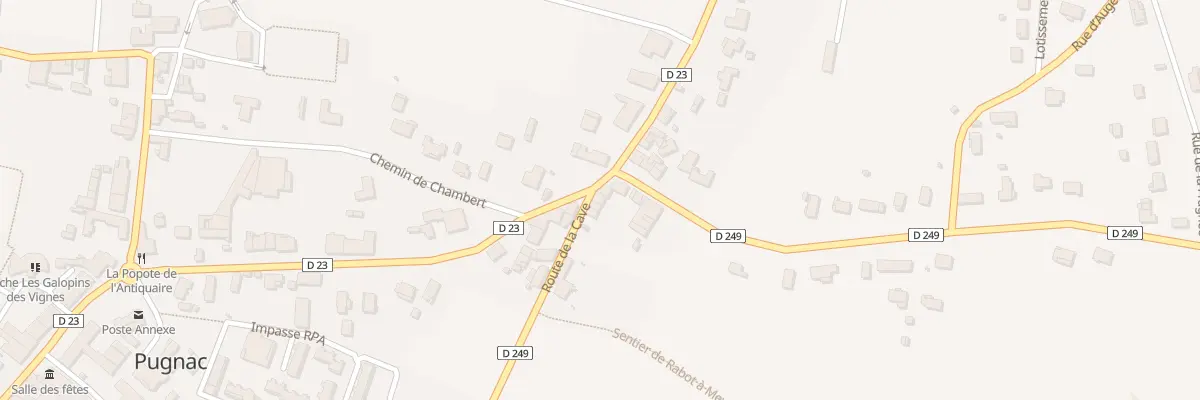 Plan du 962 Rte de la Cave à Pugnac