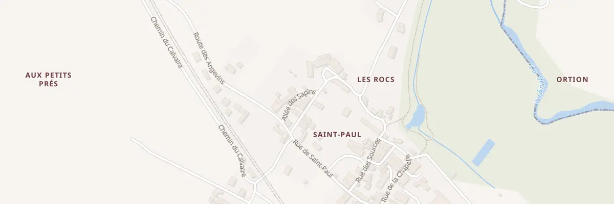 Plan du 3 Rte de Fontaine à Clion