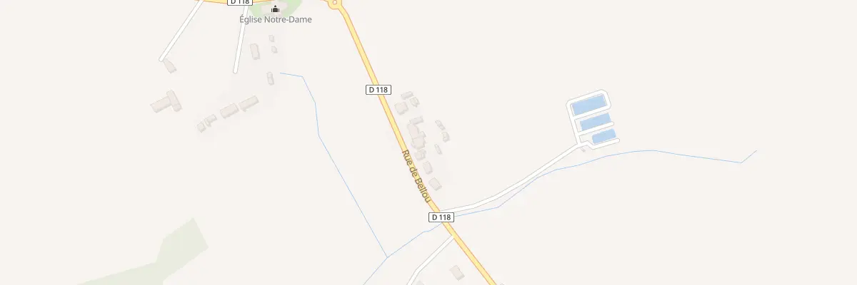 Plan du 15 Rue Bellou à Échalou