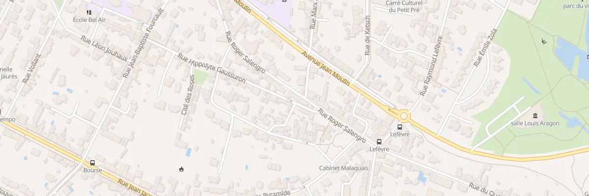 Plan du 8 Rue Hippolyte Gaussuron à Trélazé