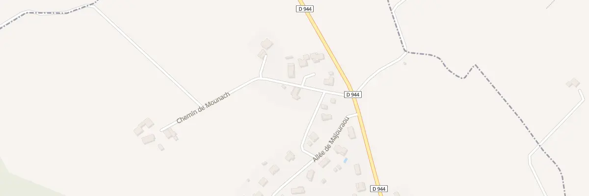 Plan du 141 Che de Mounach à Aubagnan