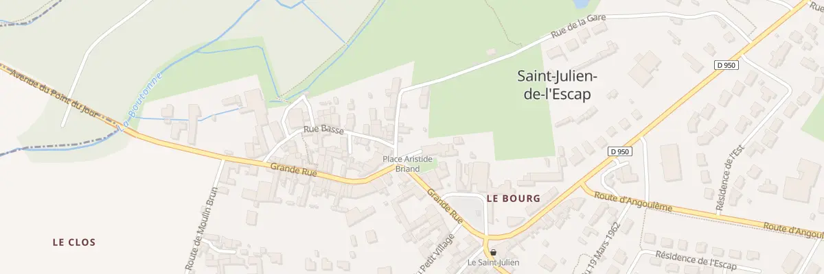 Plan du 47 Rue de la Gare à Saint-Julien-de-l’Escap