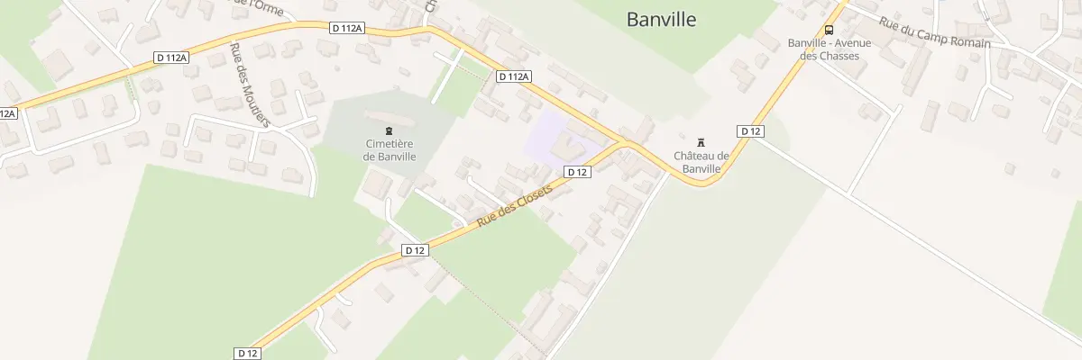 Plan du 8 Rue des Closets à Banville