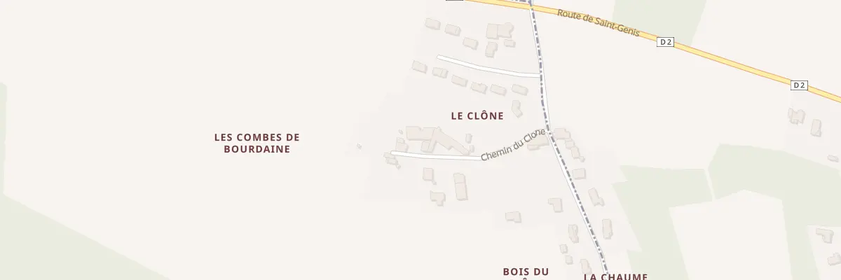 Plan du 6 Che du Clone à Guitinières
