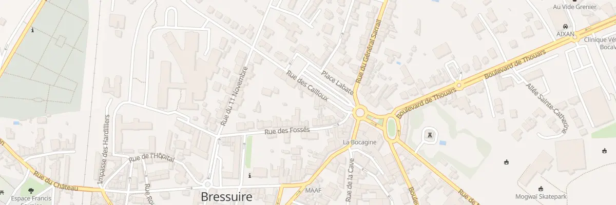 Plan du 13 Rue des Cailloux à Bressuire