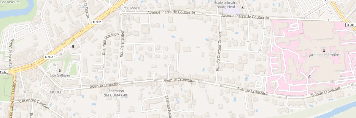 Plan du 435 Av Cronstadt à Mont-de-Marsan