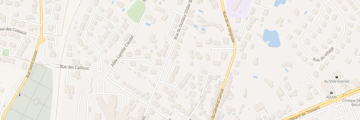 Plan du 10 Rue du Doc Didier Bernard à Bressuire