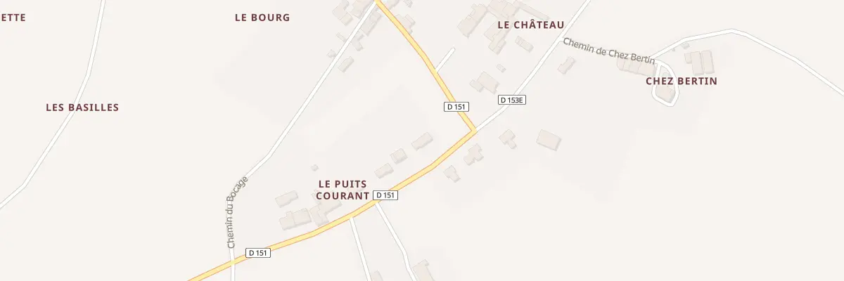 Plan du 6 Puy Courant à Allas-Bocage