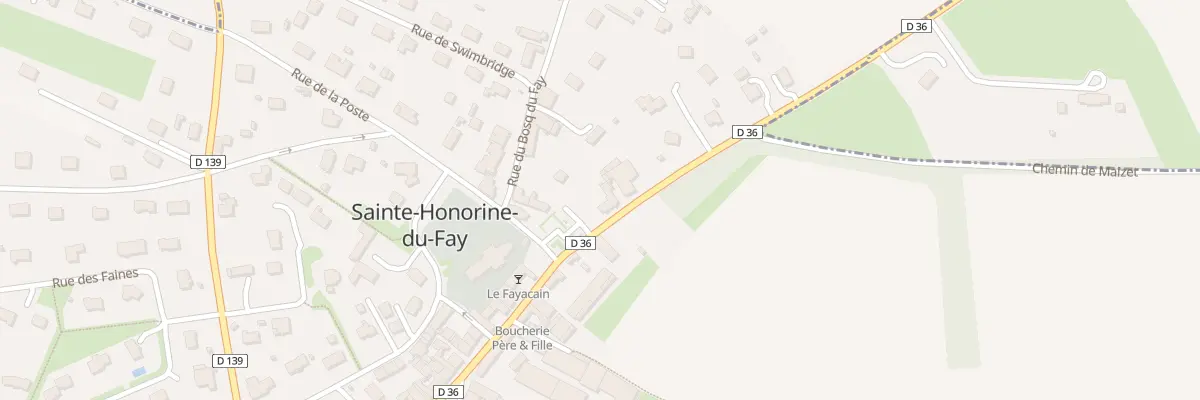 Plan du 9 Rue du Gen de Bretteville à Sainte-Honorine-du-Fay