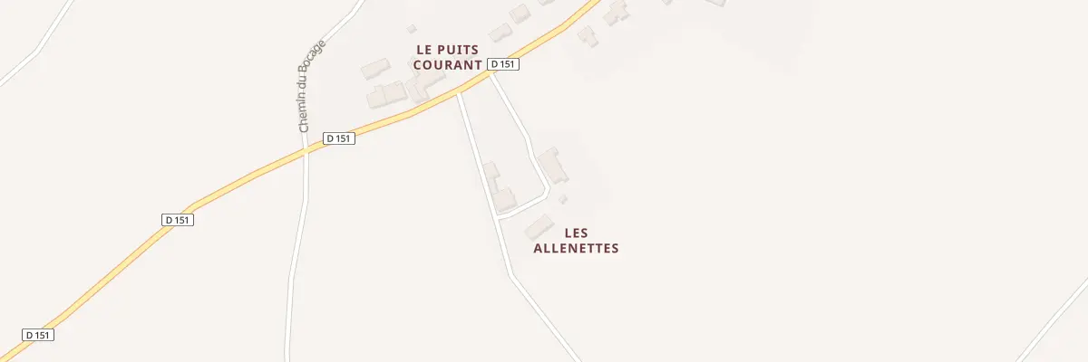 Plan du 7 Imp des Allenettes à Allas-Bocage