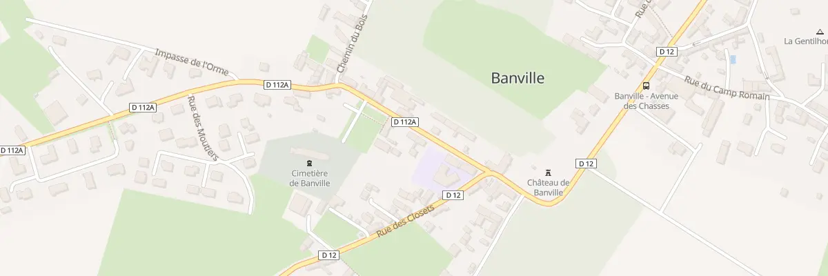 Plan du 13 Rue du Marché à Banville