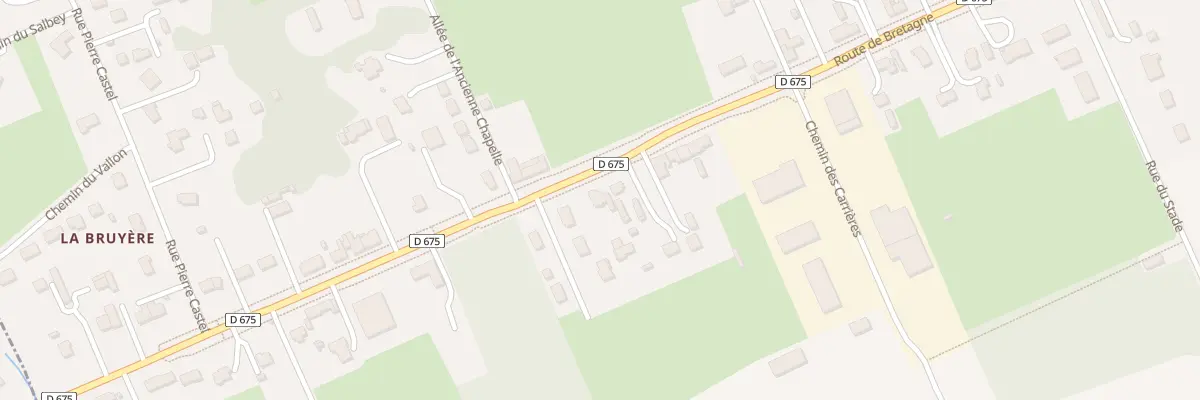 Plan du 1171 Rte de Bretagne à Mouen