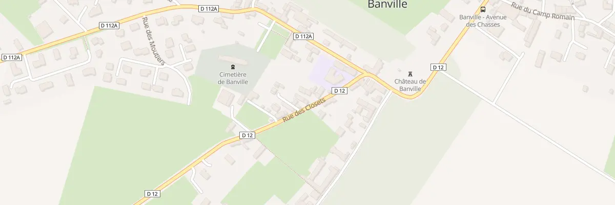 Plan du 12 Rue des Closets à Banville